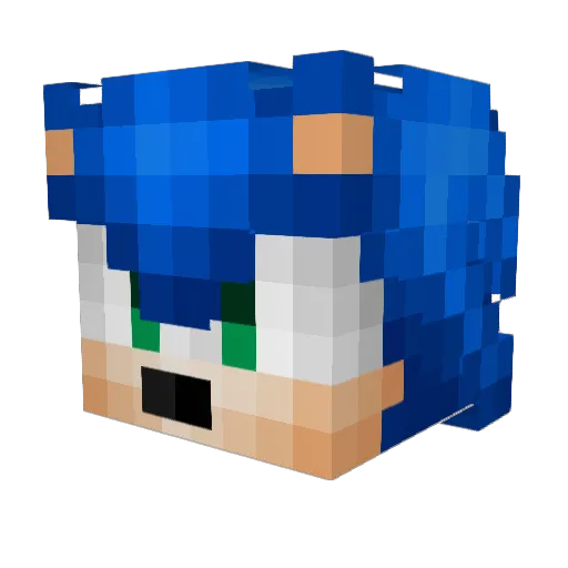 Nates0001 Minecraft avatar head, 3D render