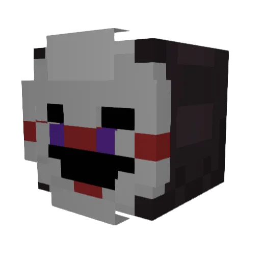 Natetav Minecraft avatar head, 3D render