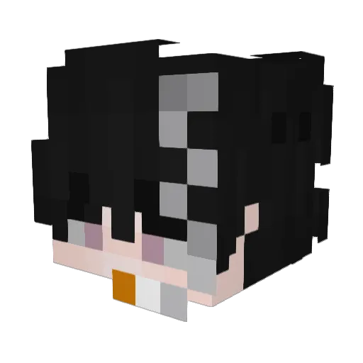 Natexx_63 Minecraft avatar head, 3D render