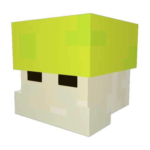 Nateypoo Minecraft avatar head, 3D render