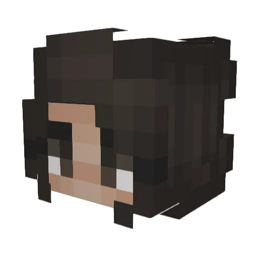 Natf7 Minecraft avatar head, 3D render
