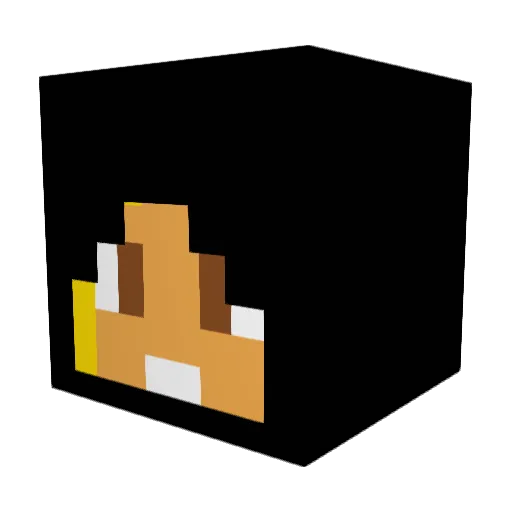 Nath2230 Minecraft avatar head, 3D render