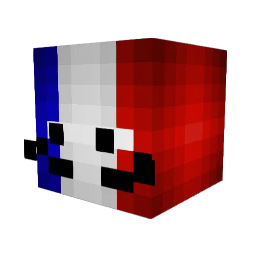 NathTank13 Minecraft avatar head, 3D render