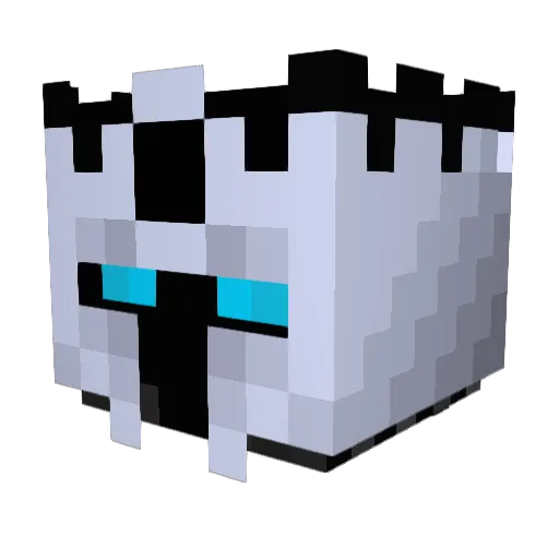 Natha44 Minecraft avatar head, 3D render