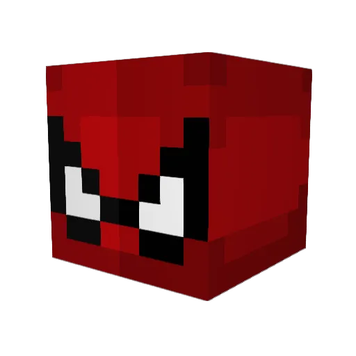 Nathalieraa Minecraft avatar head, 3D render