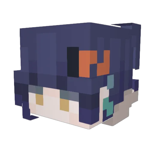Nathan062609 Minecraft avatar head, 3D render