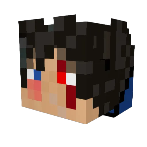 Nathan2581 Minecraft avatar head, 3D render