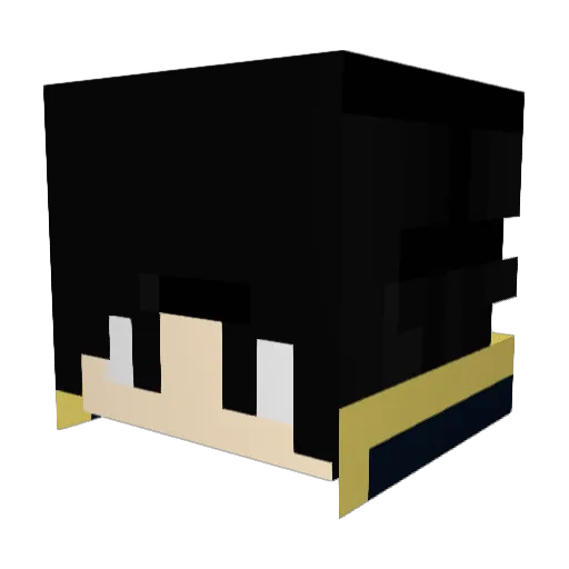 Nathan748 Minecraft avatar head, 3D render