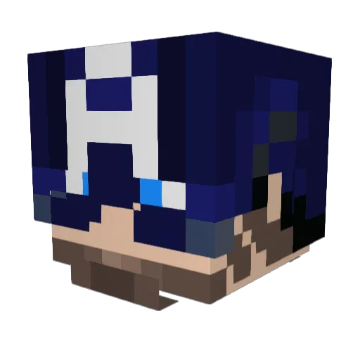 NathanDrake0071 Minecraft avatar head, 3D render