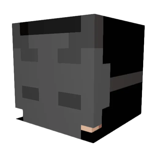 NathanNoFound Minecraft avatar head, 3D render