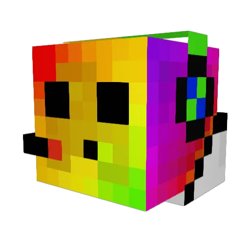 NathanOB Minecraft avatar head, 3D render