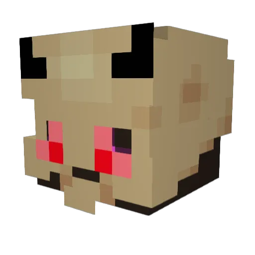 NathanPW580 Minecraft avatar head, 3D render