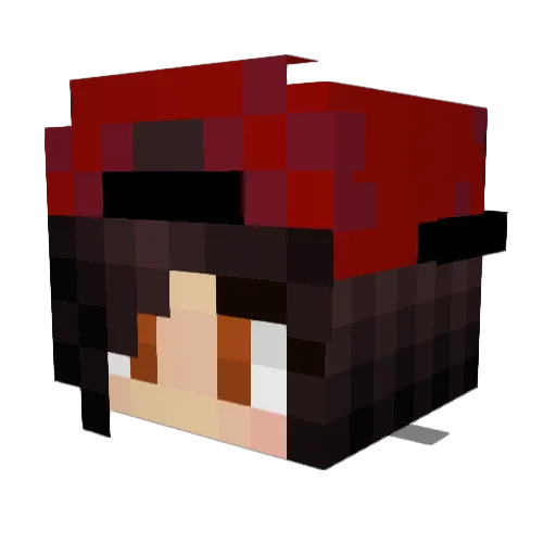 NathanRye Minecraft avatar head, 3D render