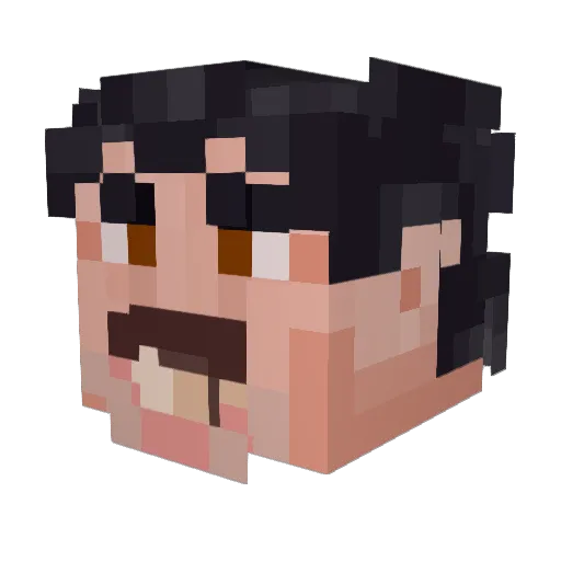 NathanTheN00b Minecraft avatar head, 3D render