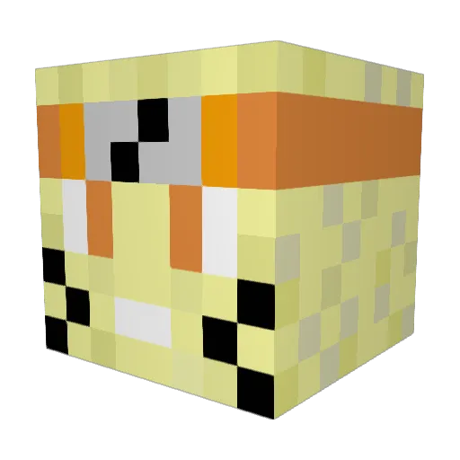 NathanZePoyo Minecraft avatar head, 3D render
