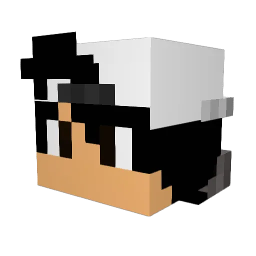 Nathan_G25 Minecraft avatar head, 3D render