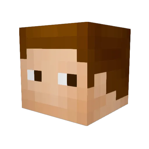 Nathan_Hayashi Minecraft avatar head, 3D render