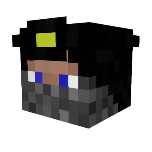 Nathaniel5 Minecraft avatar head, 3D render