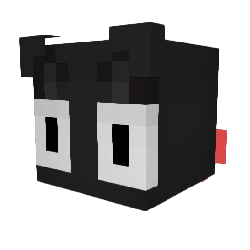 NathanielClips Minecraft avatar head, 3D render