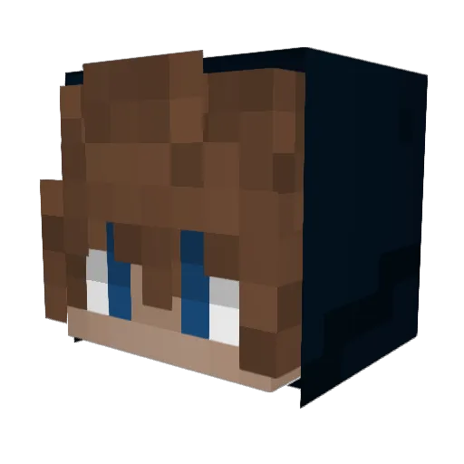 Nathantjuhhhh Minecraft avatar head, 3D render