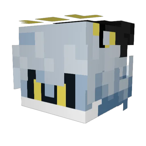 Nathanw0lf Minecraft avatar head, 3D render