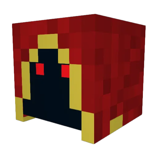 Nathijn Minecraft avatar head, 3D render