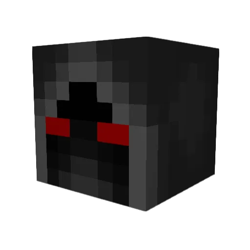 Nathonius Minecraft avatar head, 3D render