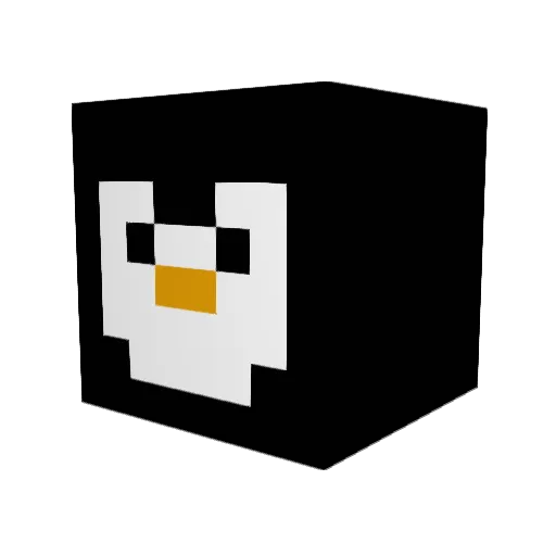 Nati33 Minecraft avatar head, 3D render