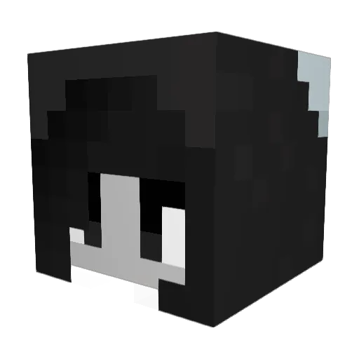 NatiWojciehowska Minecraft avatar head, 3D render