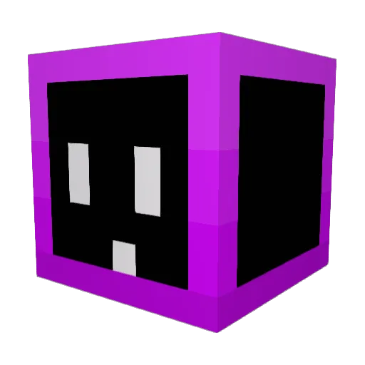 Natibaby Minecraft avatar head, 3D render