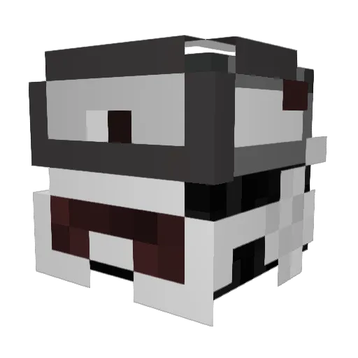 Natienderman45 Minecraft avatar head, 3D render