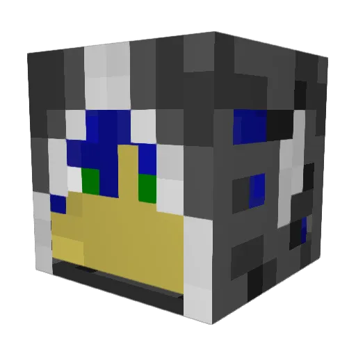 NationZ_ Minecraft avatar head, 3D render
