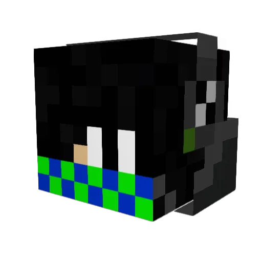 Nationalking3211 Minecraft avatar head, 3D render