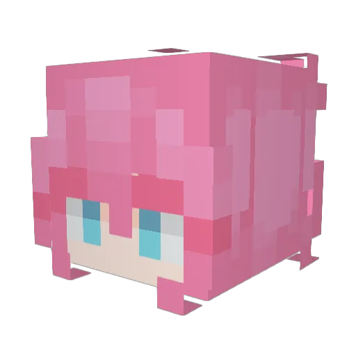 Nationstar Minecraft avatar head, 3D render