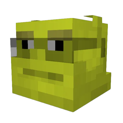Natiqk Minecraft avatar head, 3D render