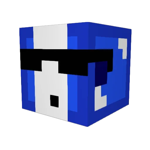 Natitinio Minecraft avatar head, 3D render