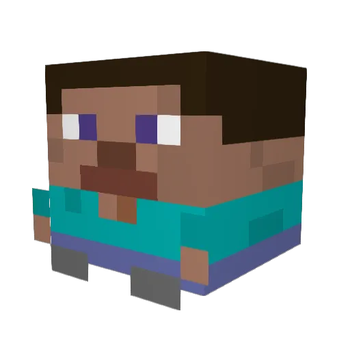 NativeForsaken Minecraft avatar head, 3D render