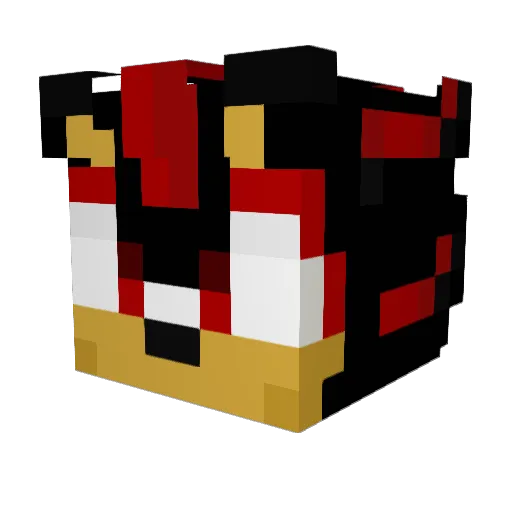 NativeWolf4042 Minecraft avatar head, 3D render