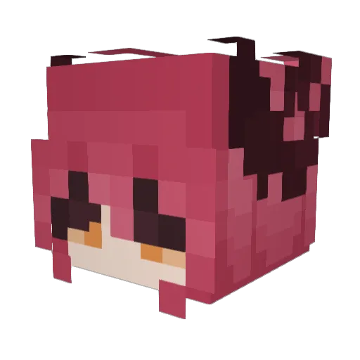 Nativitatis_ Minecraft avatar head, 3D render