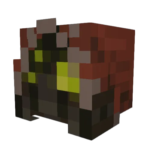 Natjom Minecraft avatar head, 3D render