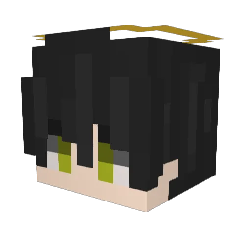 Nato5370 Minecraft avatar head, 3D render