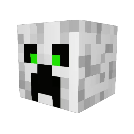 Nato750 Minecraft avatar head, 3D render