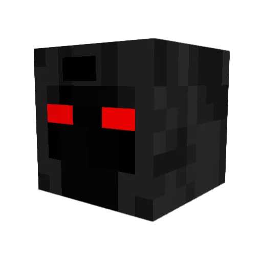 Natrats Minecraft avatar head, 3D render