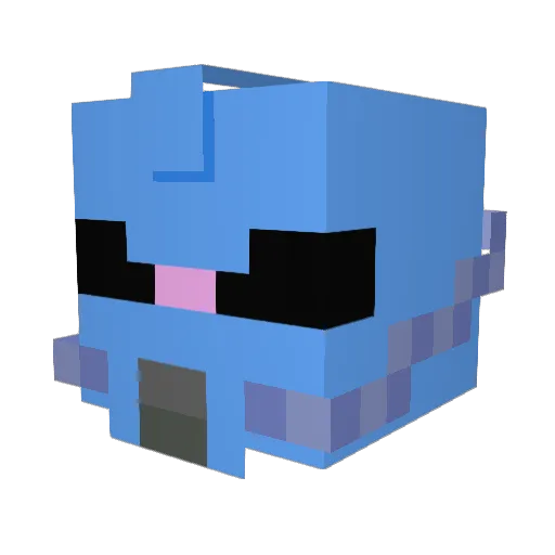 Natsu217 Minecraft avatar head, 3D render