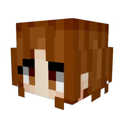 NatsukiSan67 Minecraft avatar head, 3D render