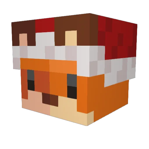 Natsuki_euw Minecraft avatar head, 3D render