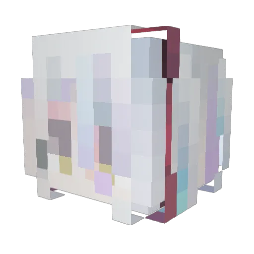 NatsumeShinku Minecraft avatar head, 3D render