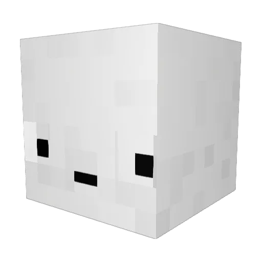 Natt_M Minecraft avatar head, 3D render
