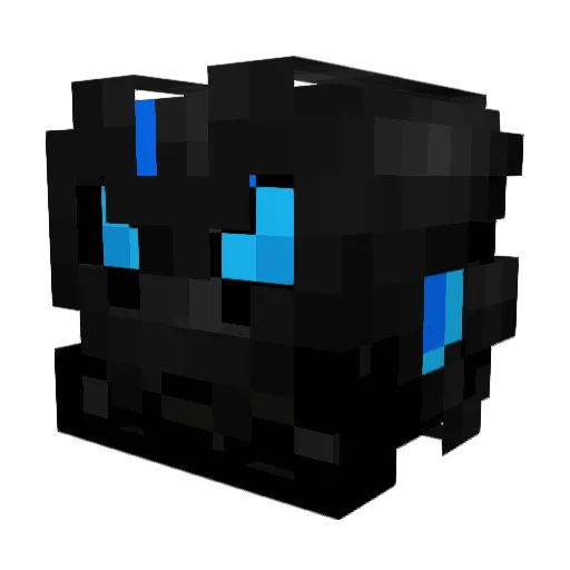 Nattebever1 Minecraft avatar head, 3D render