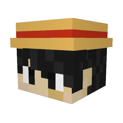 NattyWalrus Minecraft avatar head, 3D render